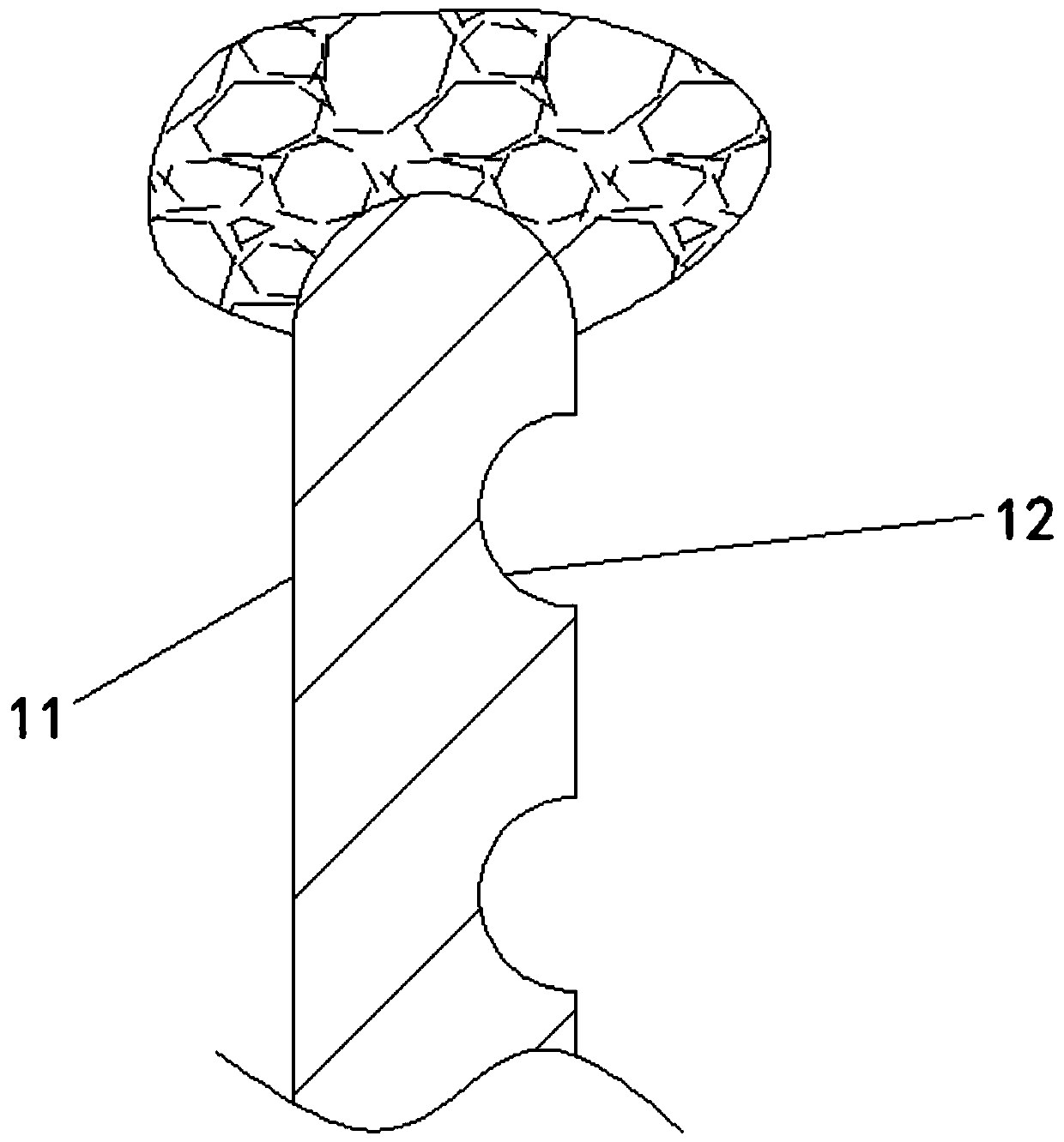 Reinforcing steel bar auxiliary carrying device for construction site