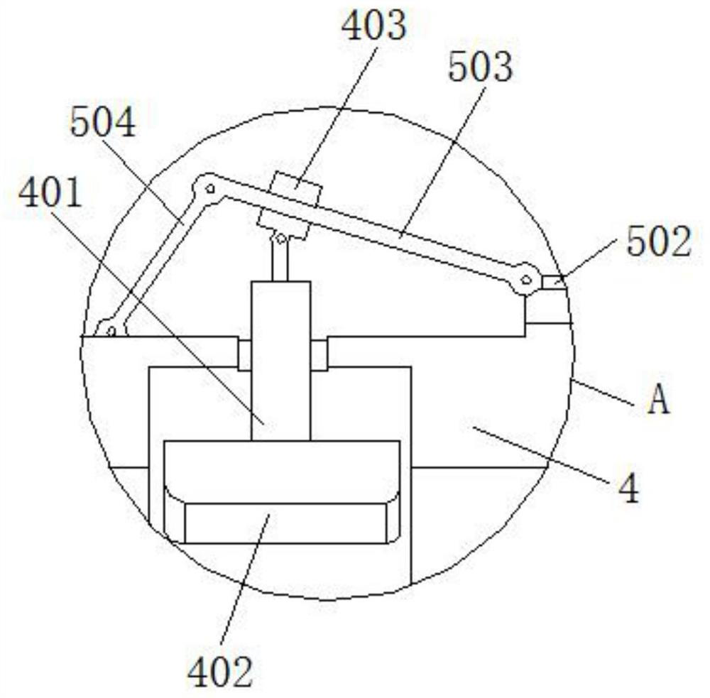 A metal post and nail fixation device in the dental prosthetic department