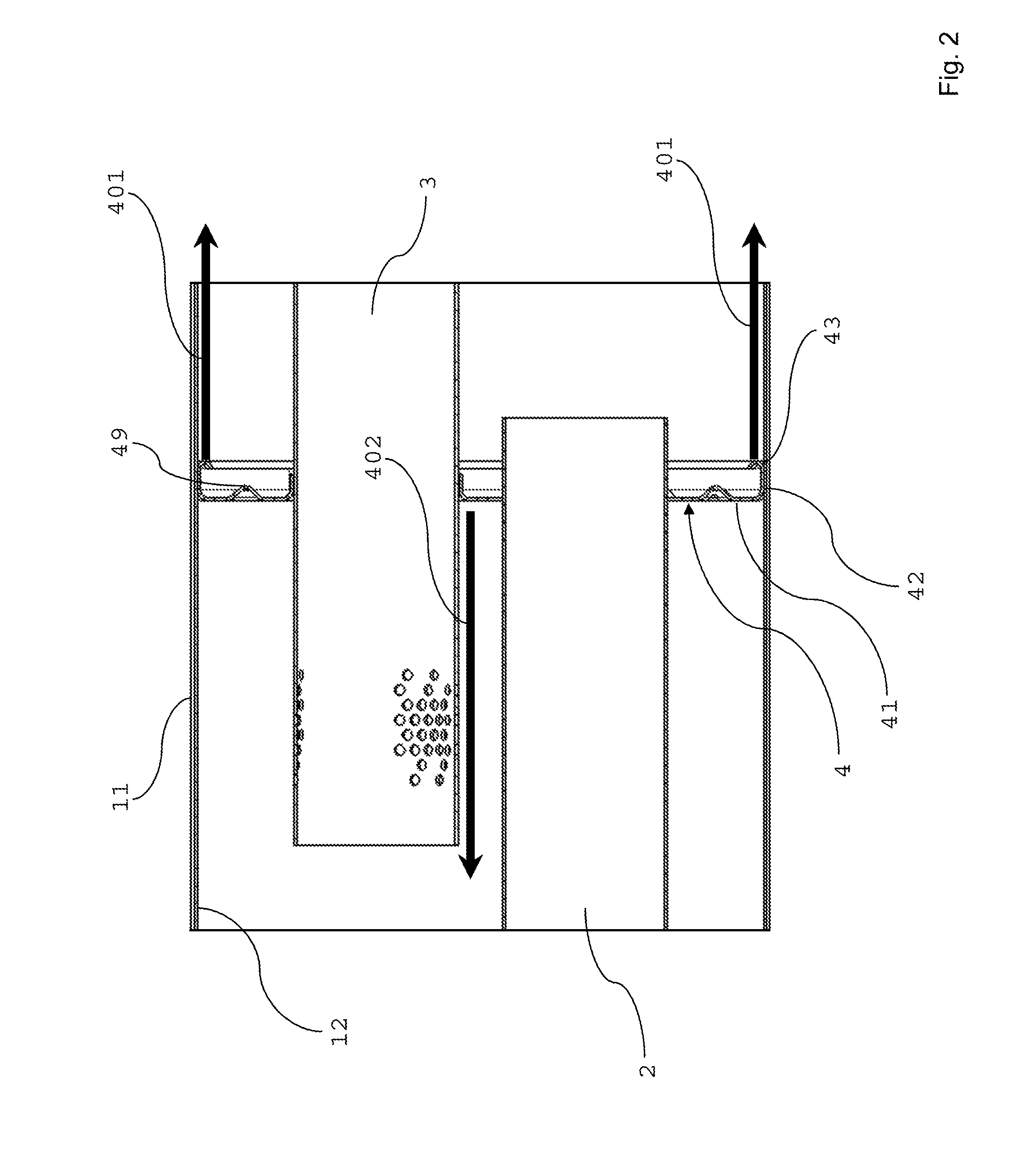 Muffler for an exhaust system of an internal combustion engine