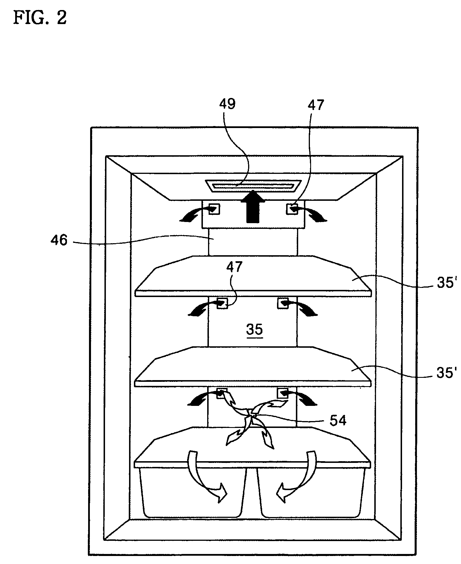 Apparatus and method for controlling cold air circulation in refrigerator