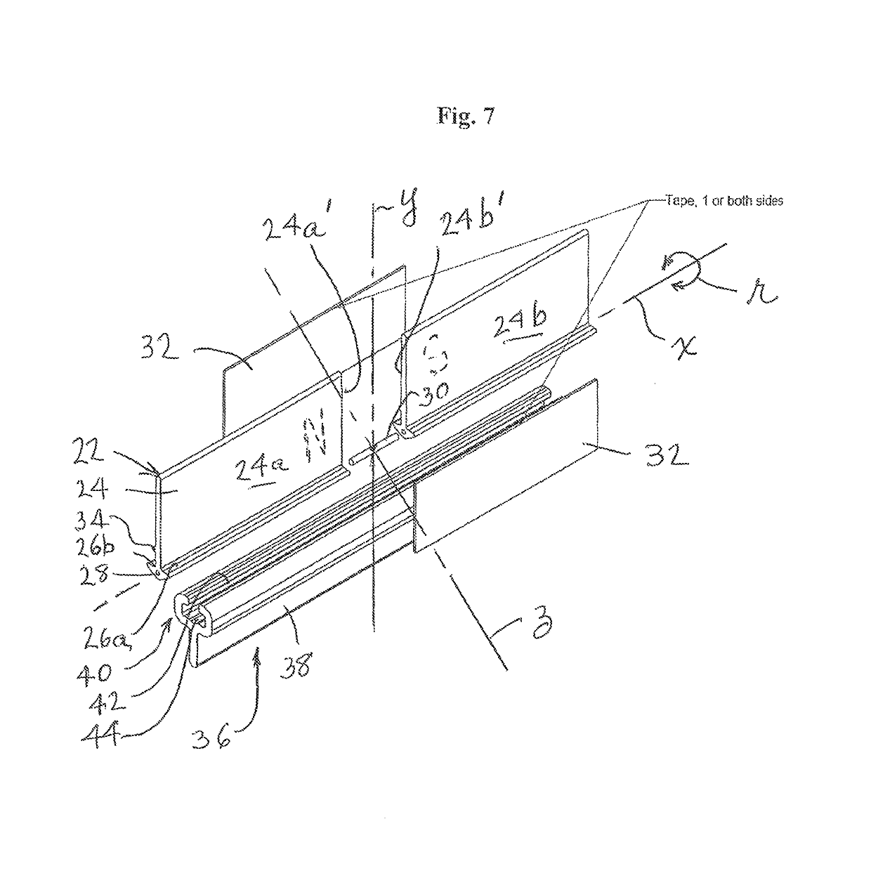 Rotatable brim cap with stabilized track transition interface