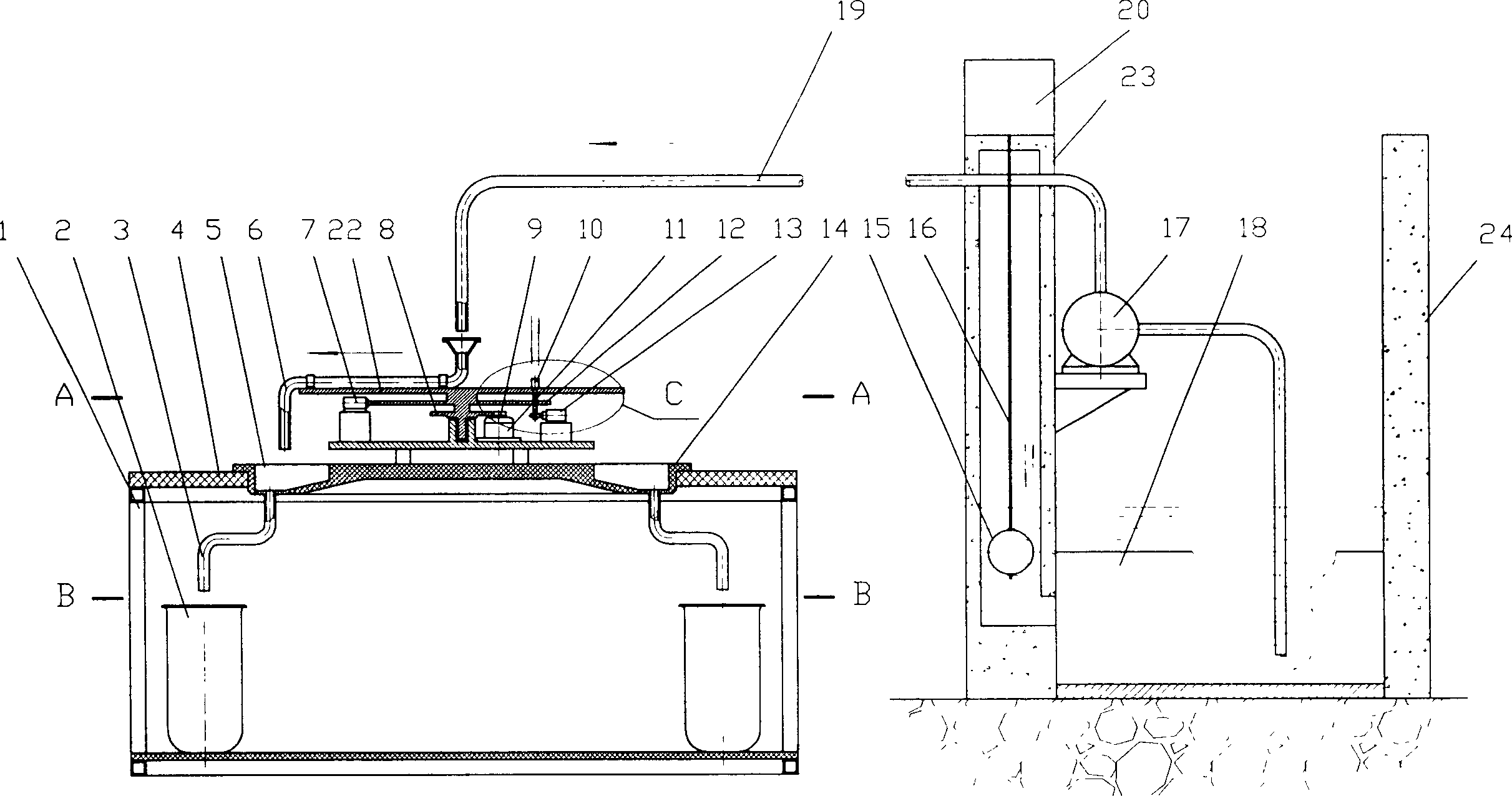 Automatic sampling system for storm runoff in small watershed