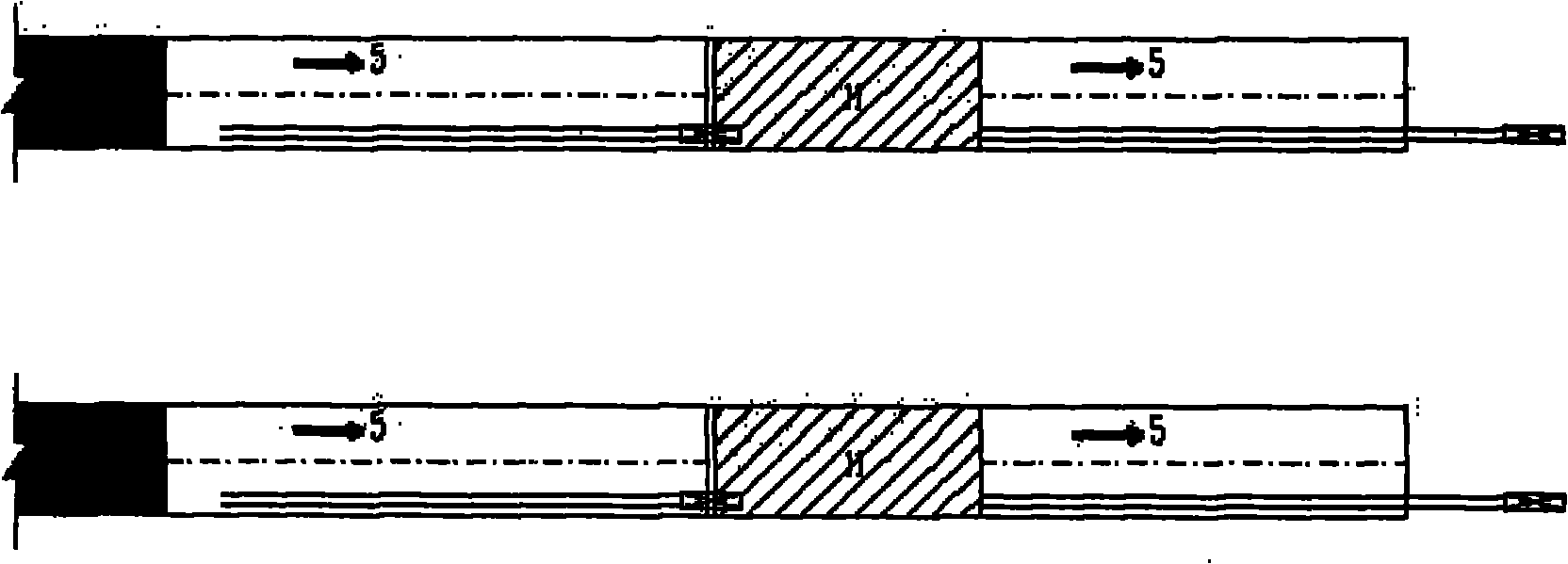 Tunnel wind room relay ventilation method for long blind heading