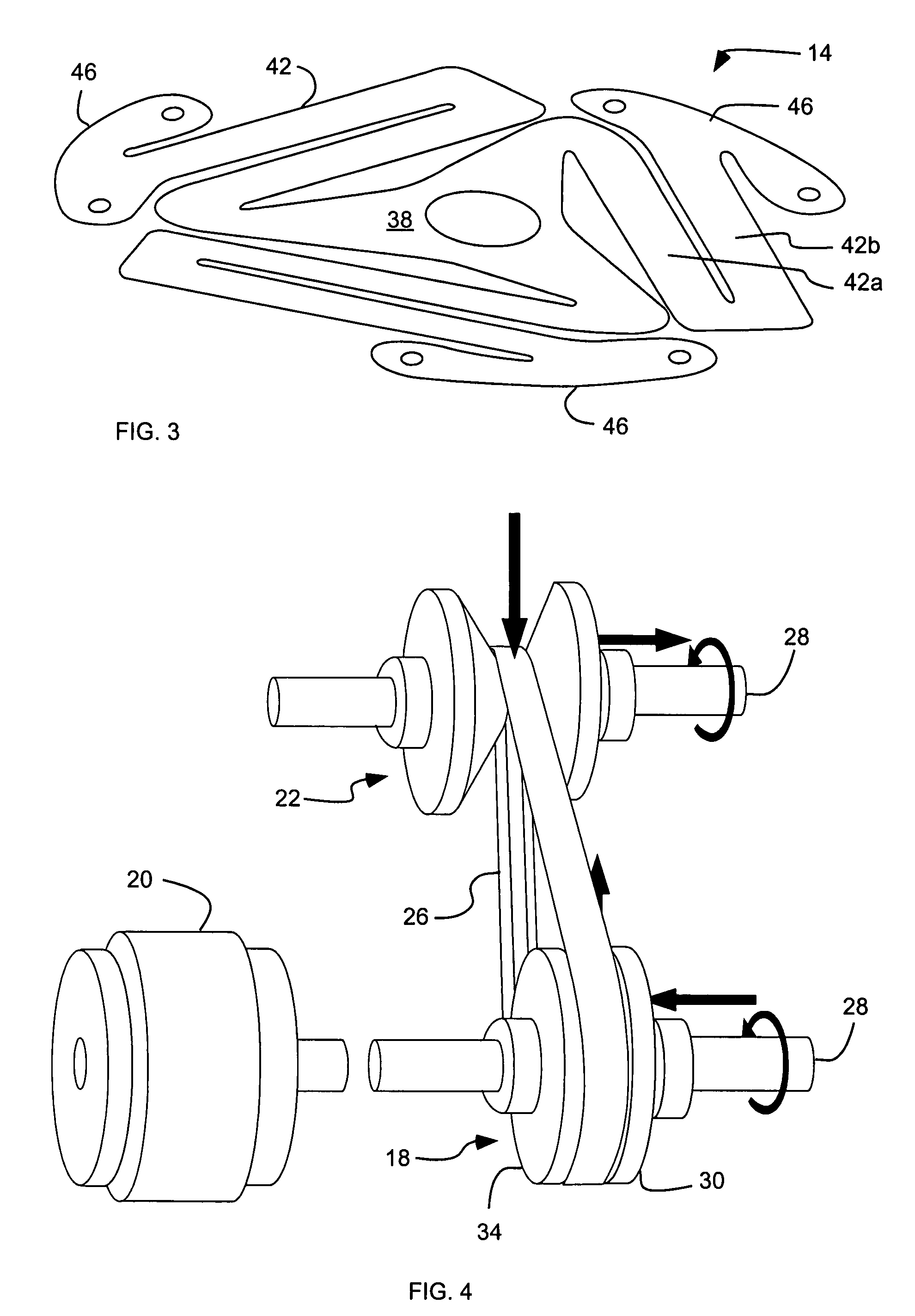 Continuously variable transmission or clutch with ortho-planar compliant mechanism