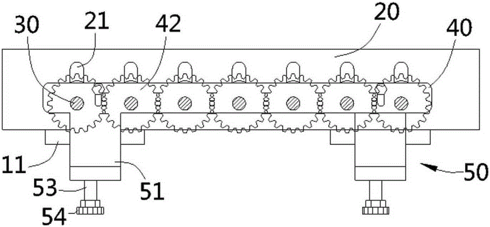 Shoe leather fold removing mechanism