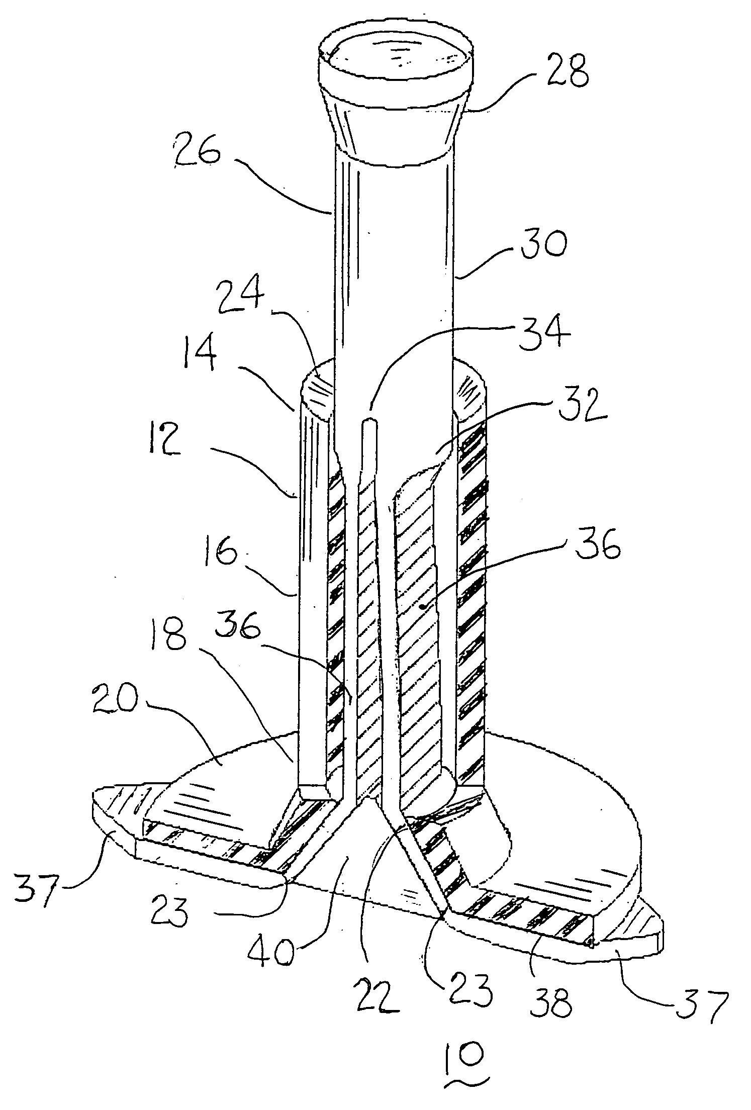 Adjustable golf tee