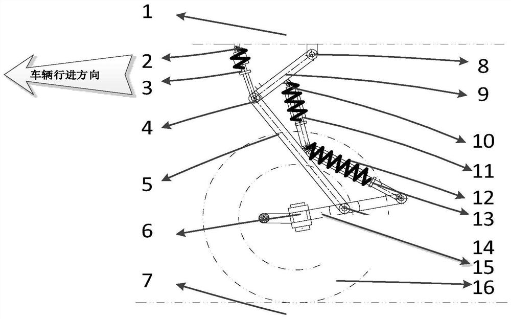 A mr imitation kangaroo leg suspension