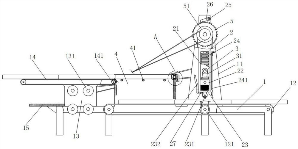 Plywood forming machine