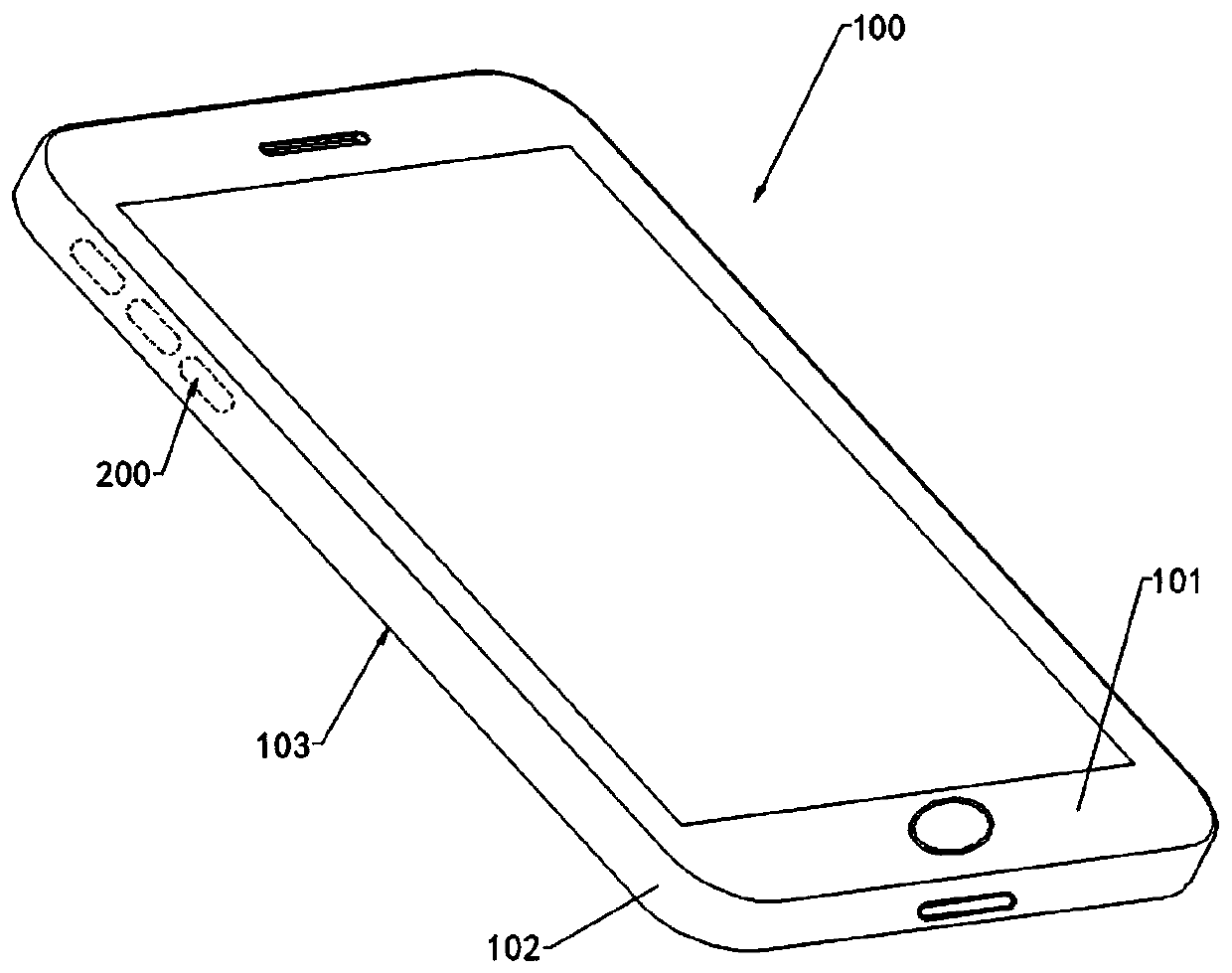 Touch press key assembly, control circuit and electronic device