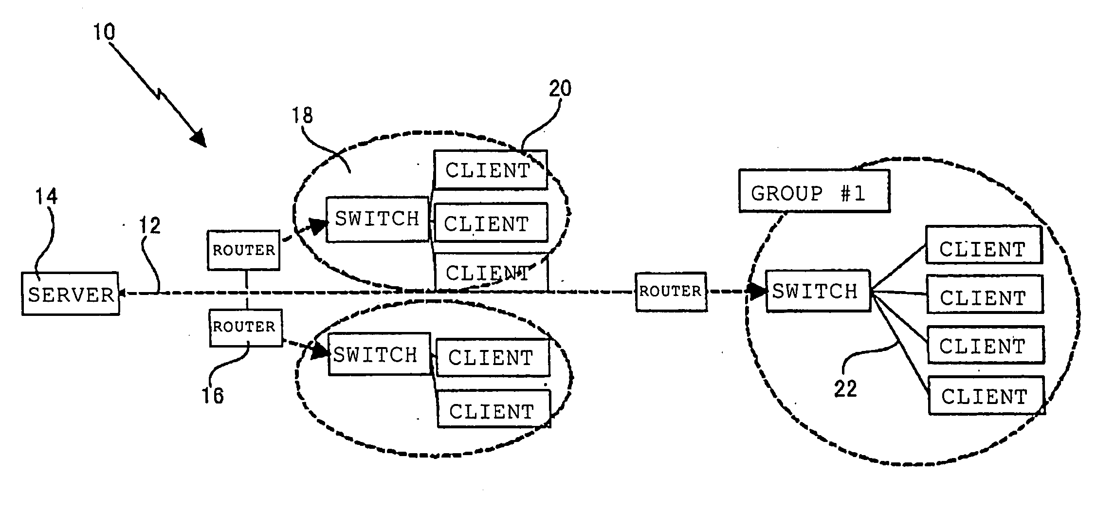 Digital content delivery system, digital content delivery method, program for executing the method, computer readable recording medium storing thereon the program, and server and client for it