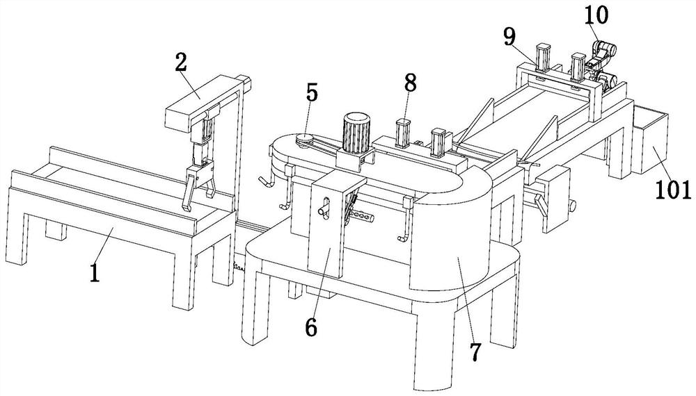 Automatic barbell disc production process