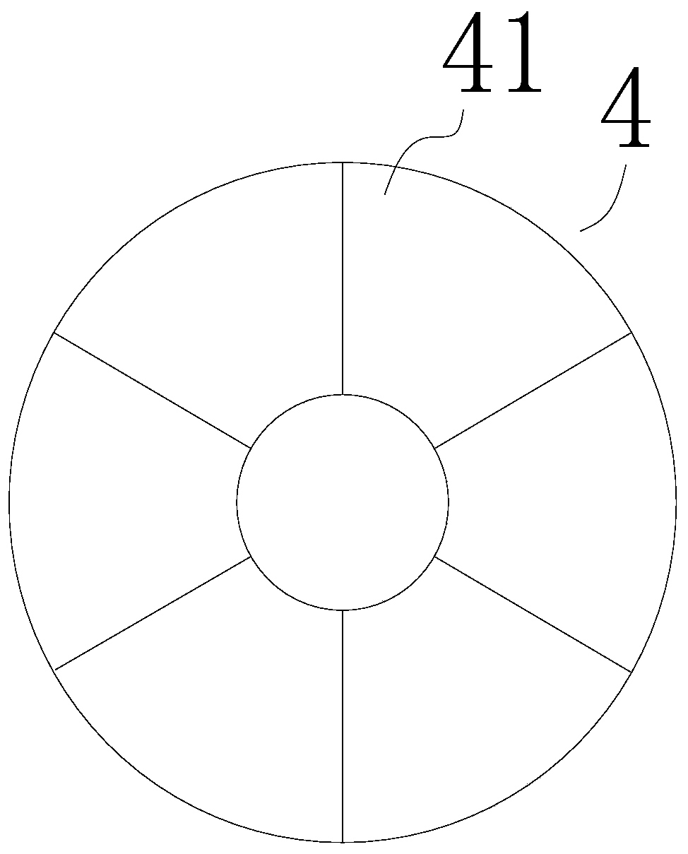 Ammonia gas absorption treatment device of mixing mill