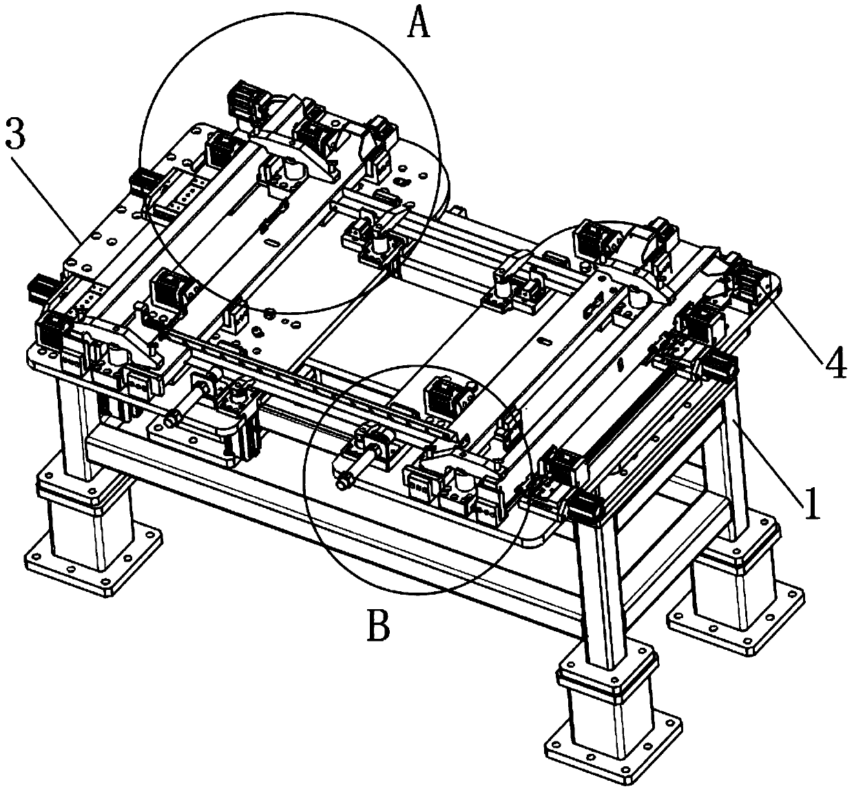 Assembly protecting device for outer shell rack of electronic product