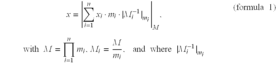 Masking of factorized data in a residue number system