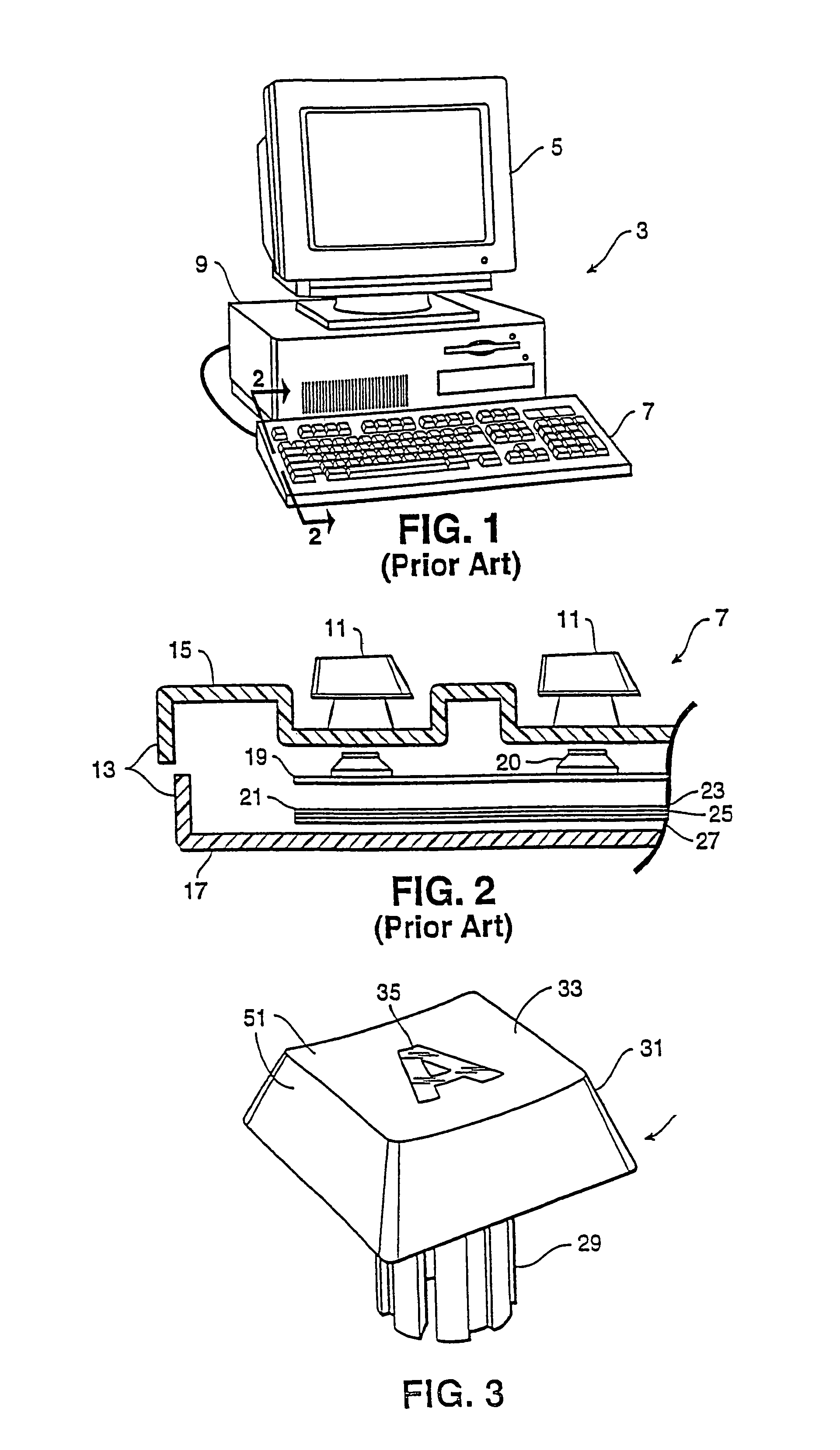 Cavity filled lightpipe for illuminating keys of a keyboard