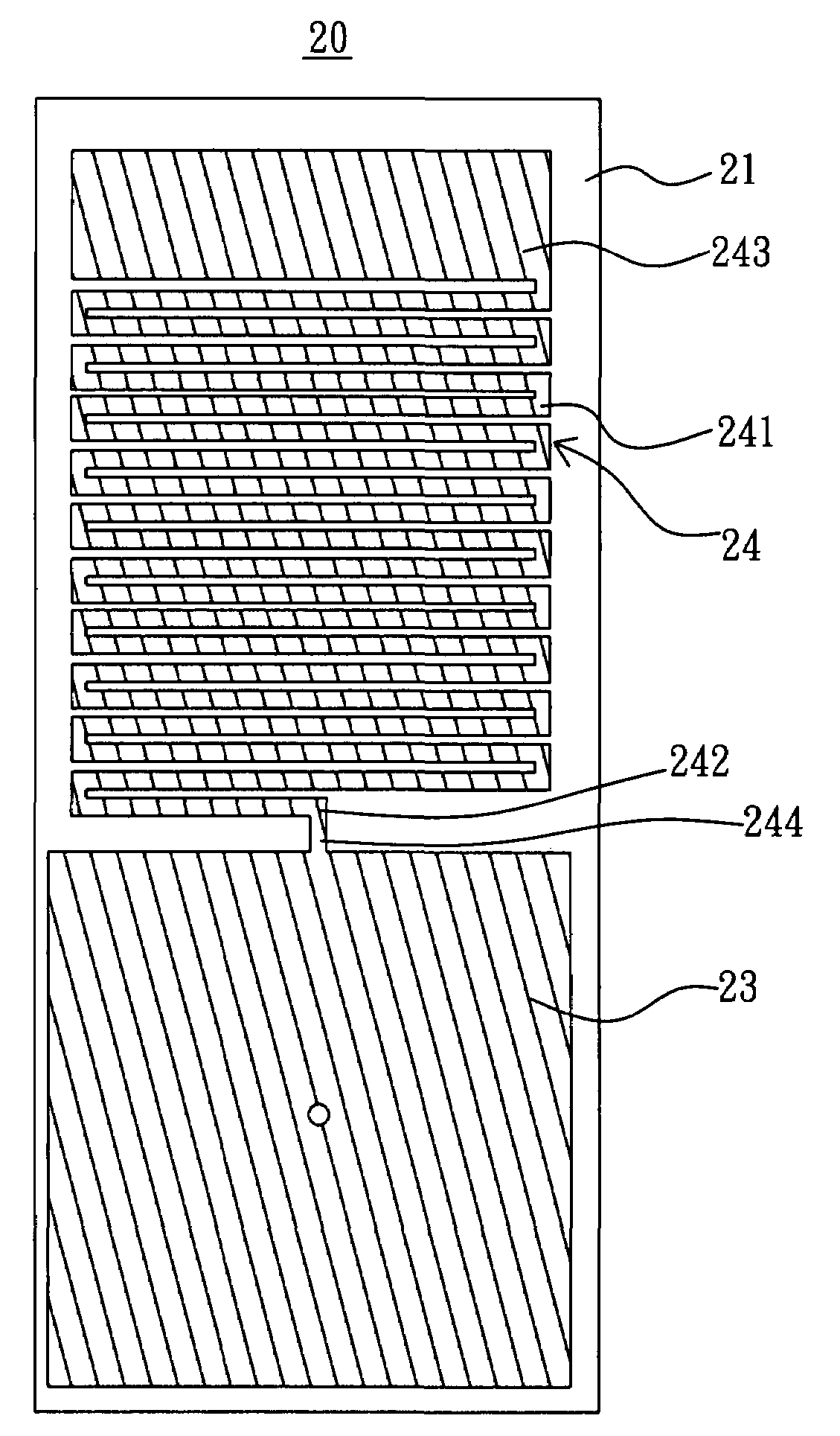 Miniaturized planar antenna of digital television