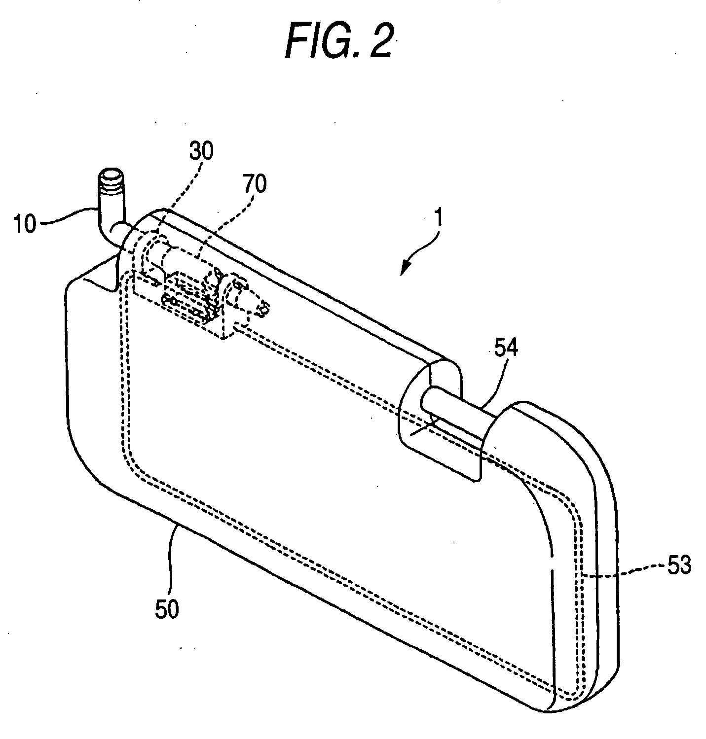 Sun visor for vehicle