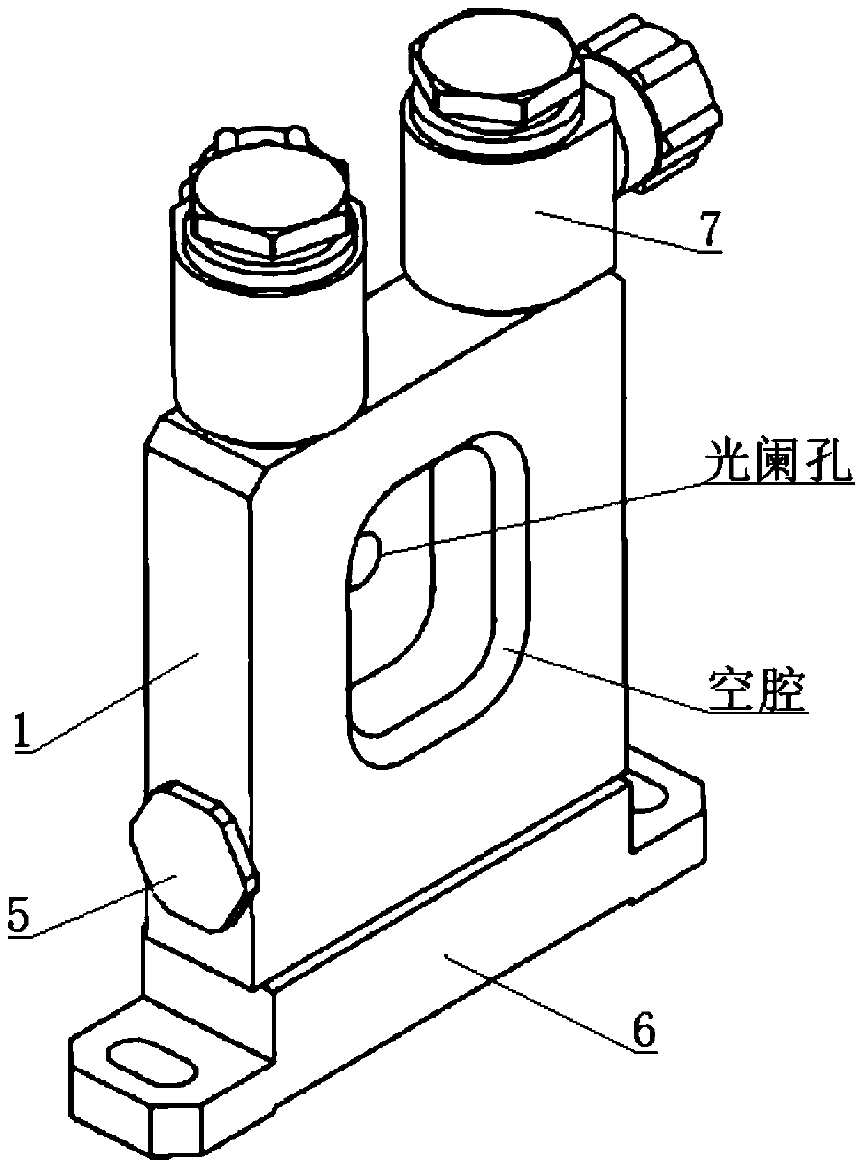 Compact water-cooled diaphragm