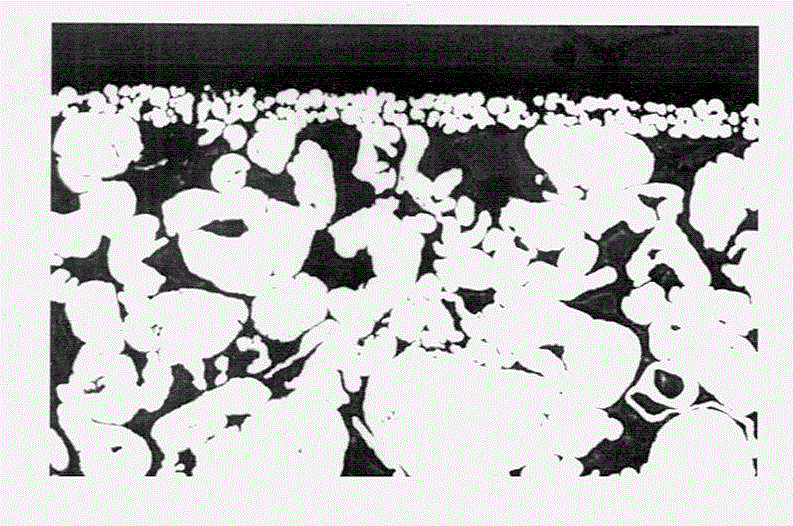 Preparation method for high-gradient porous metal film