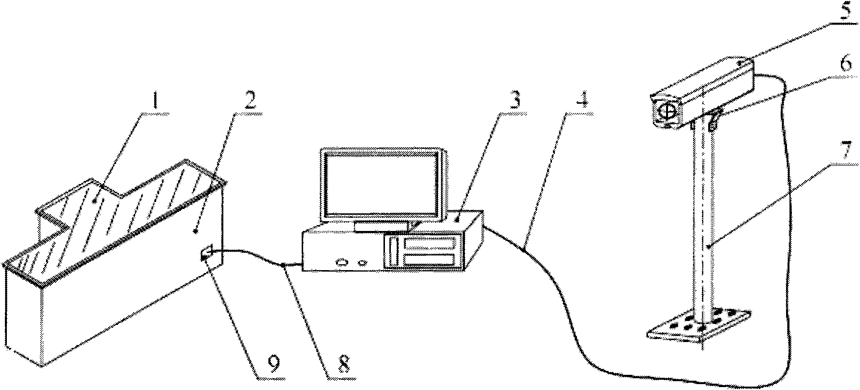 Intelligent vehicle safety vision detection device and motion target tracking method