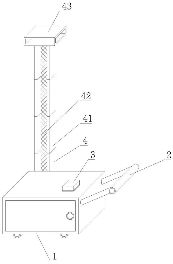 Dust removal device for coal mining machine of coal mine and use method