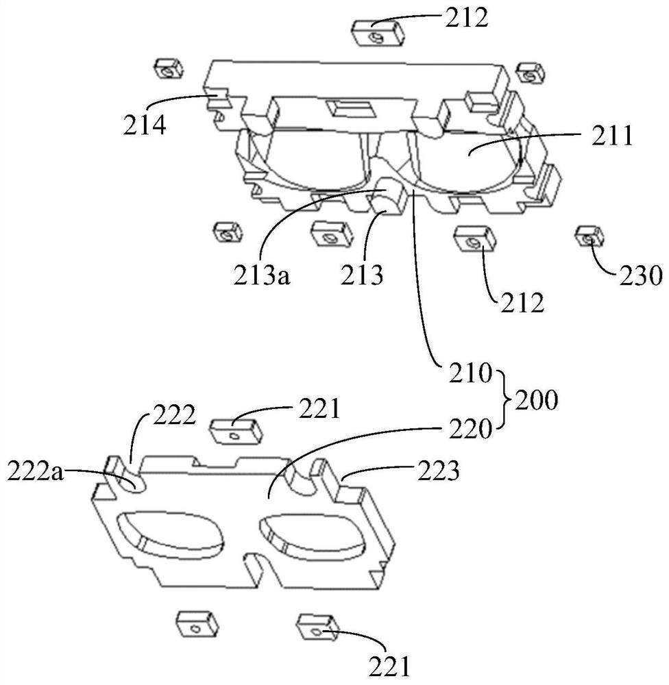 Pressure-maintaining fixture for augmented reality glasses and pressure-maintaining method thereof