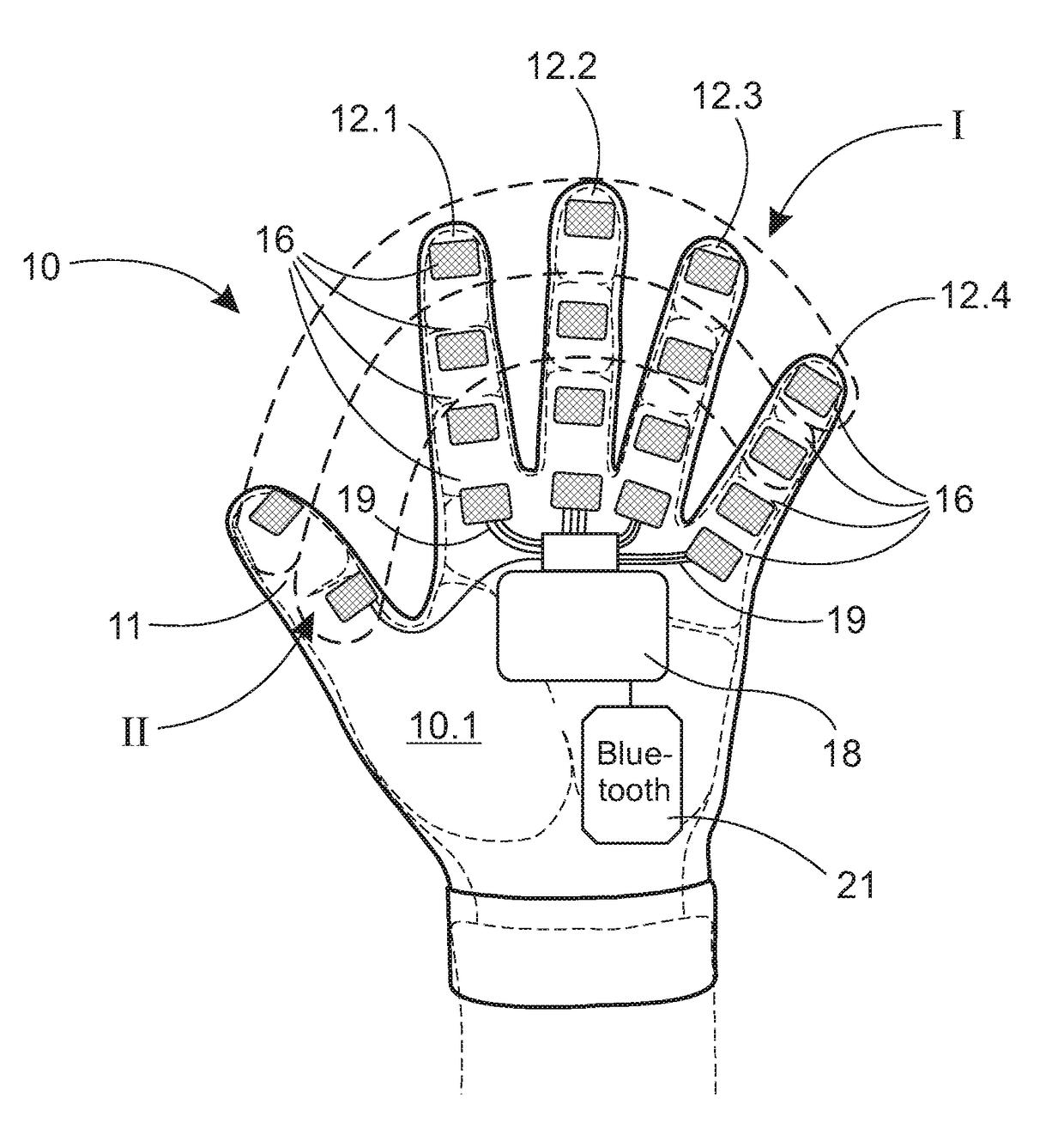 Device and a system for producing musical data