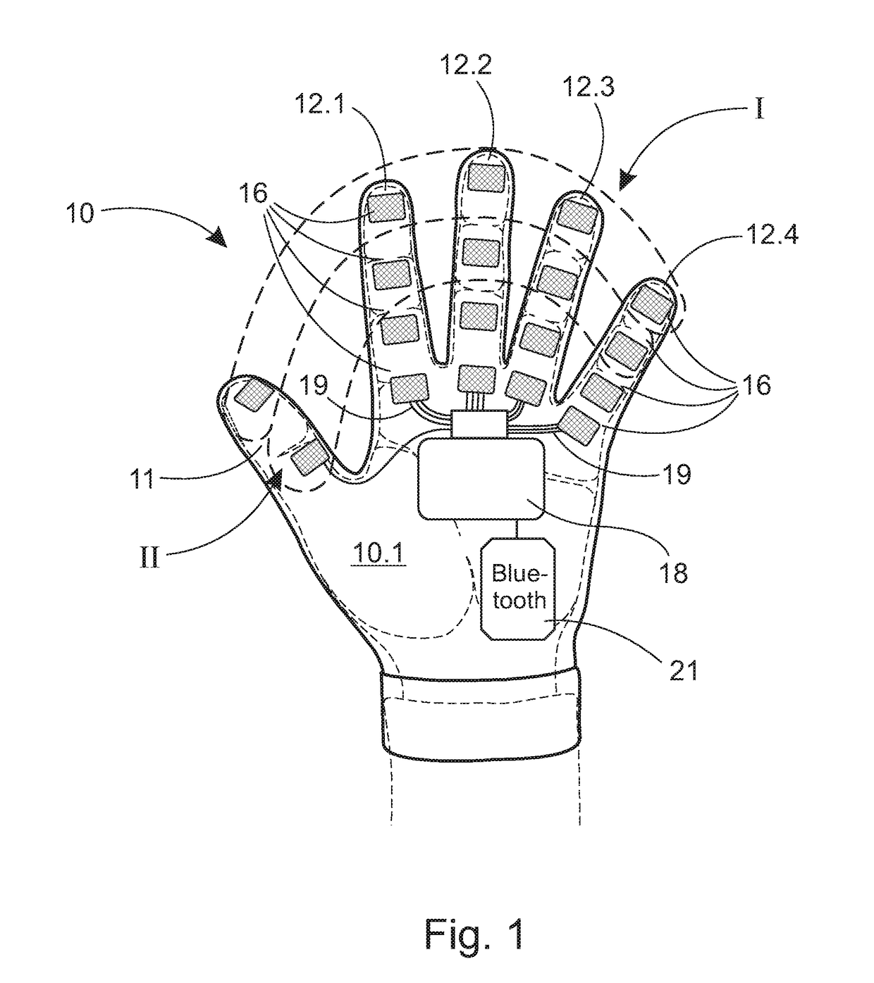 Device and a system for producing musical data