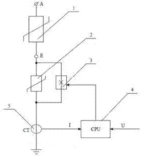 Zinc oxide lightning arrester deterioration protective device with wide adaptability