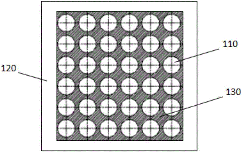 Nanometer scale flexible transparent circuit and preparation process thereof