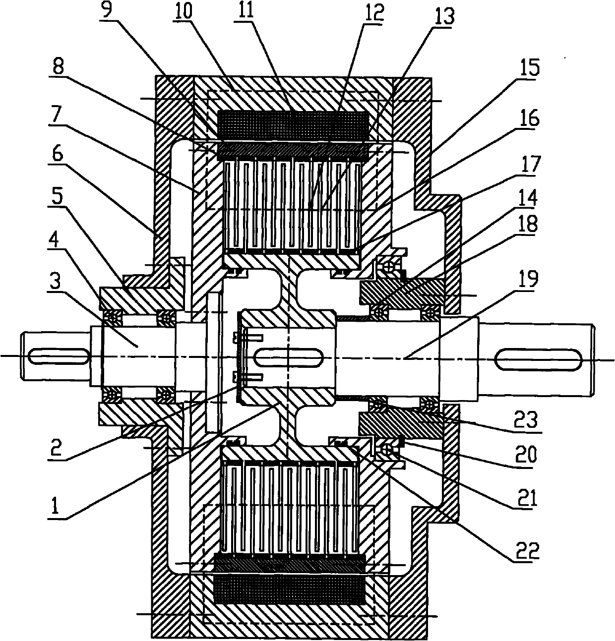 Magneto-rheological stepless speed changer