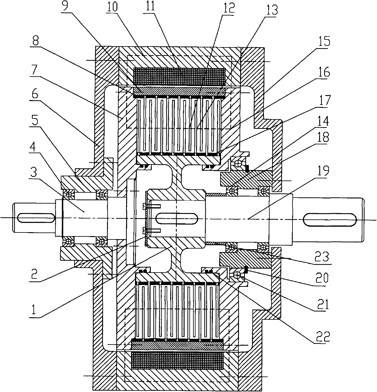 Magneto-rheological stepless speed changer