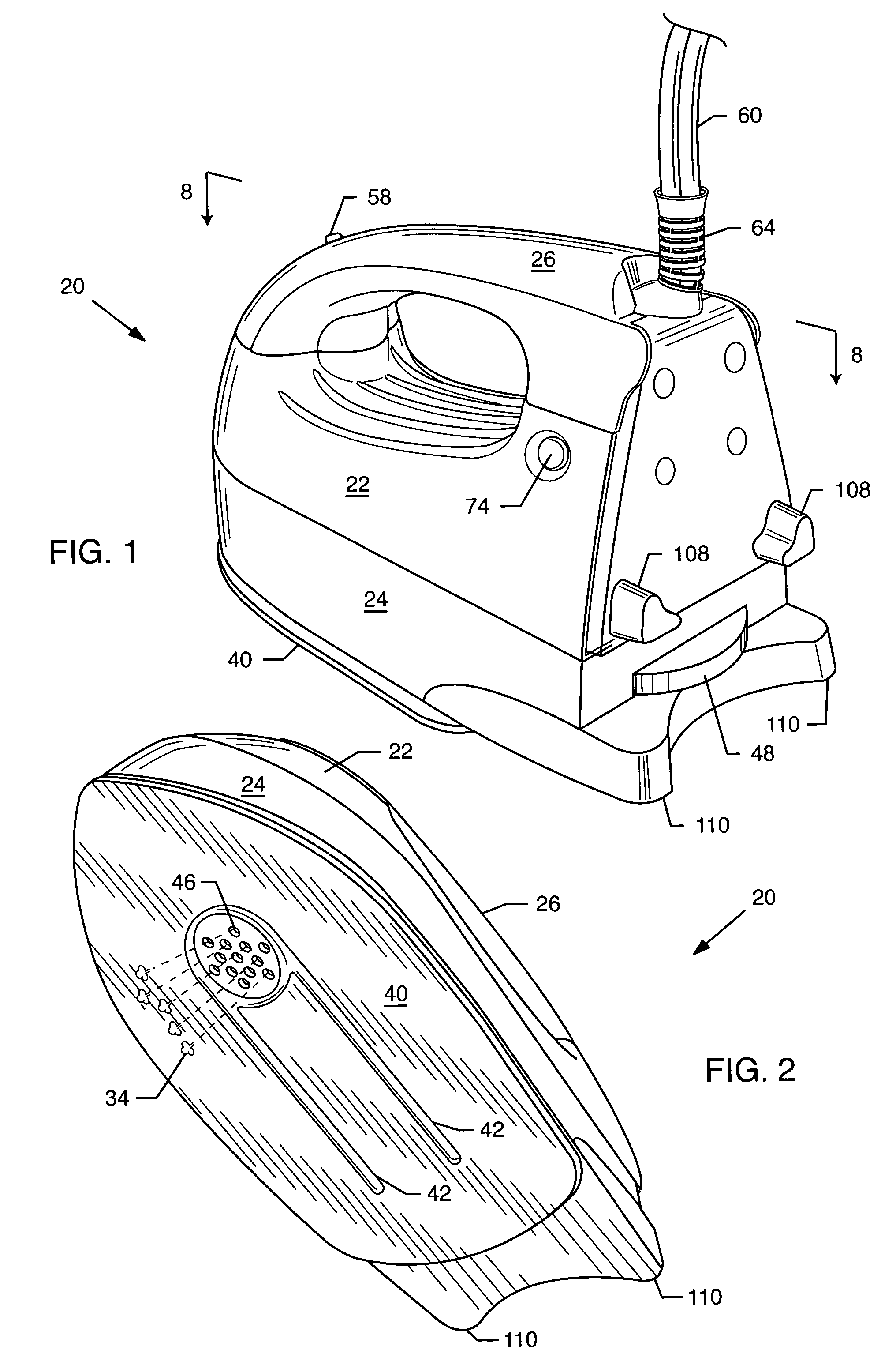 Convertible iron/steamer