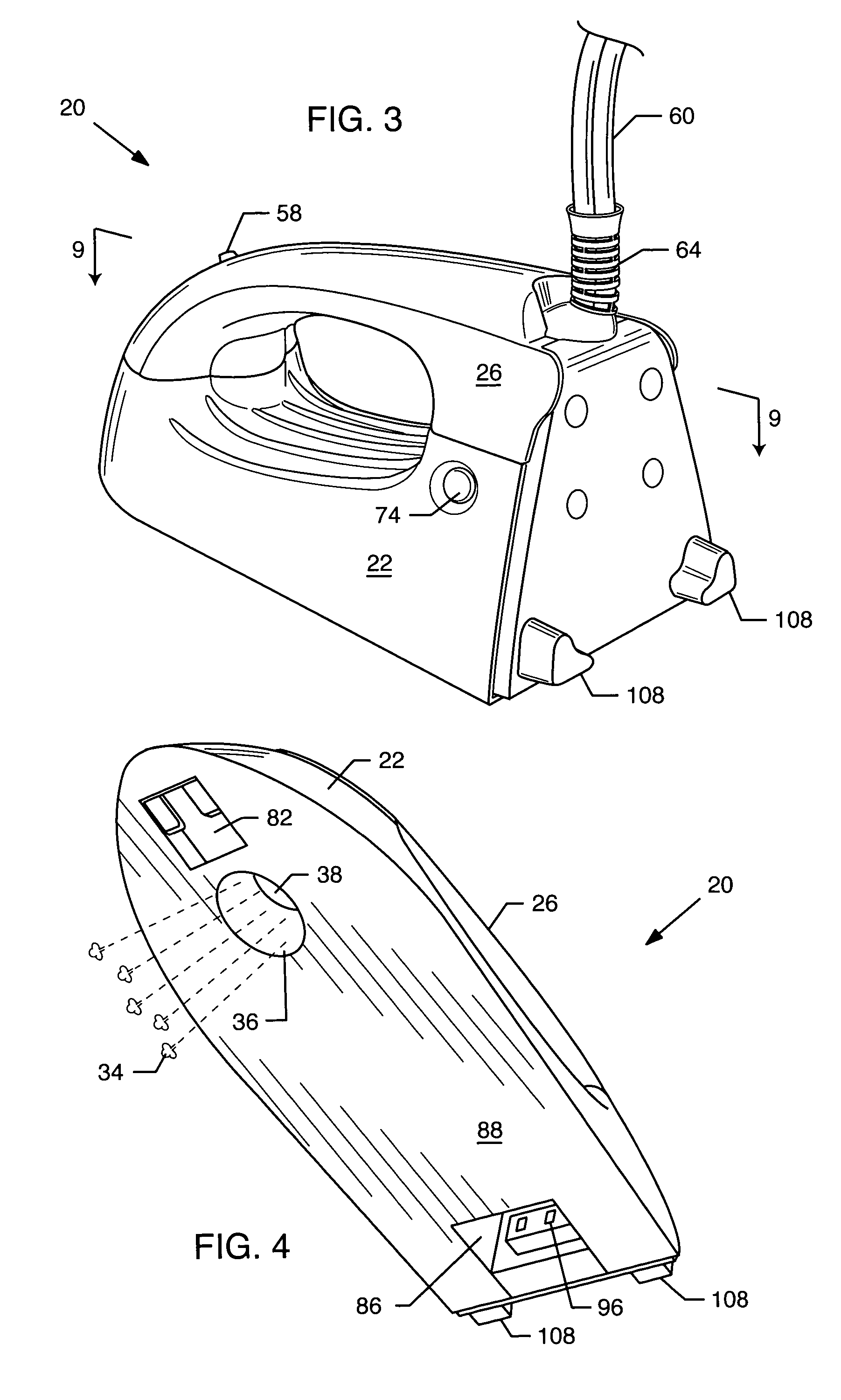 Convertible iron/steamer