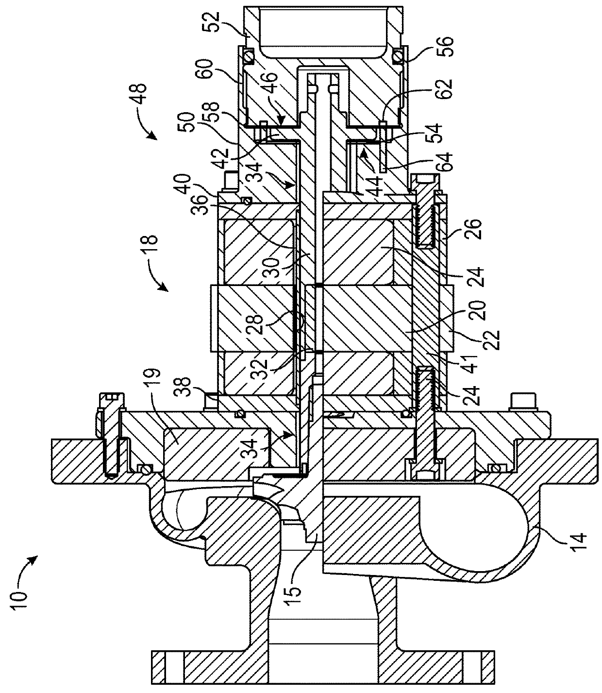 Foil bearing supported motor with housingless stator