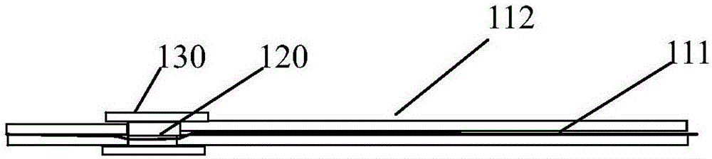 Preparation method for tab-embedded type electrode plate, electrode plate and lithium ion battery