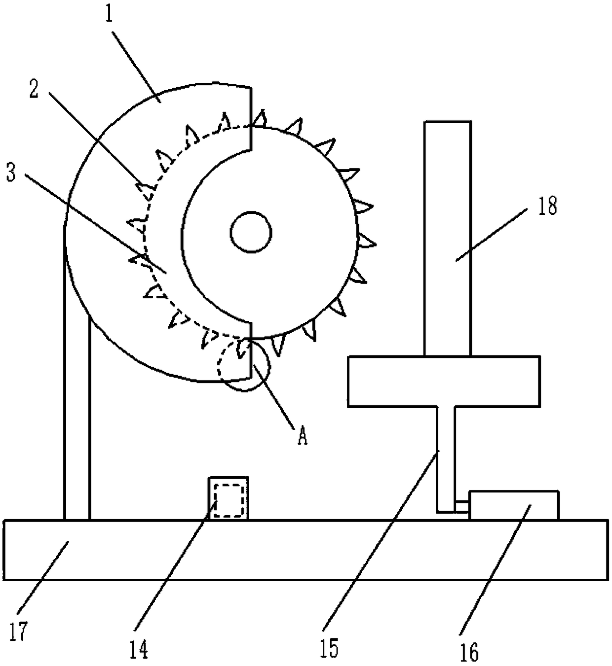 Machining center tool failure preventing system