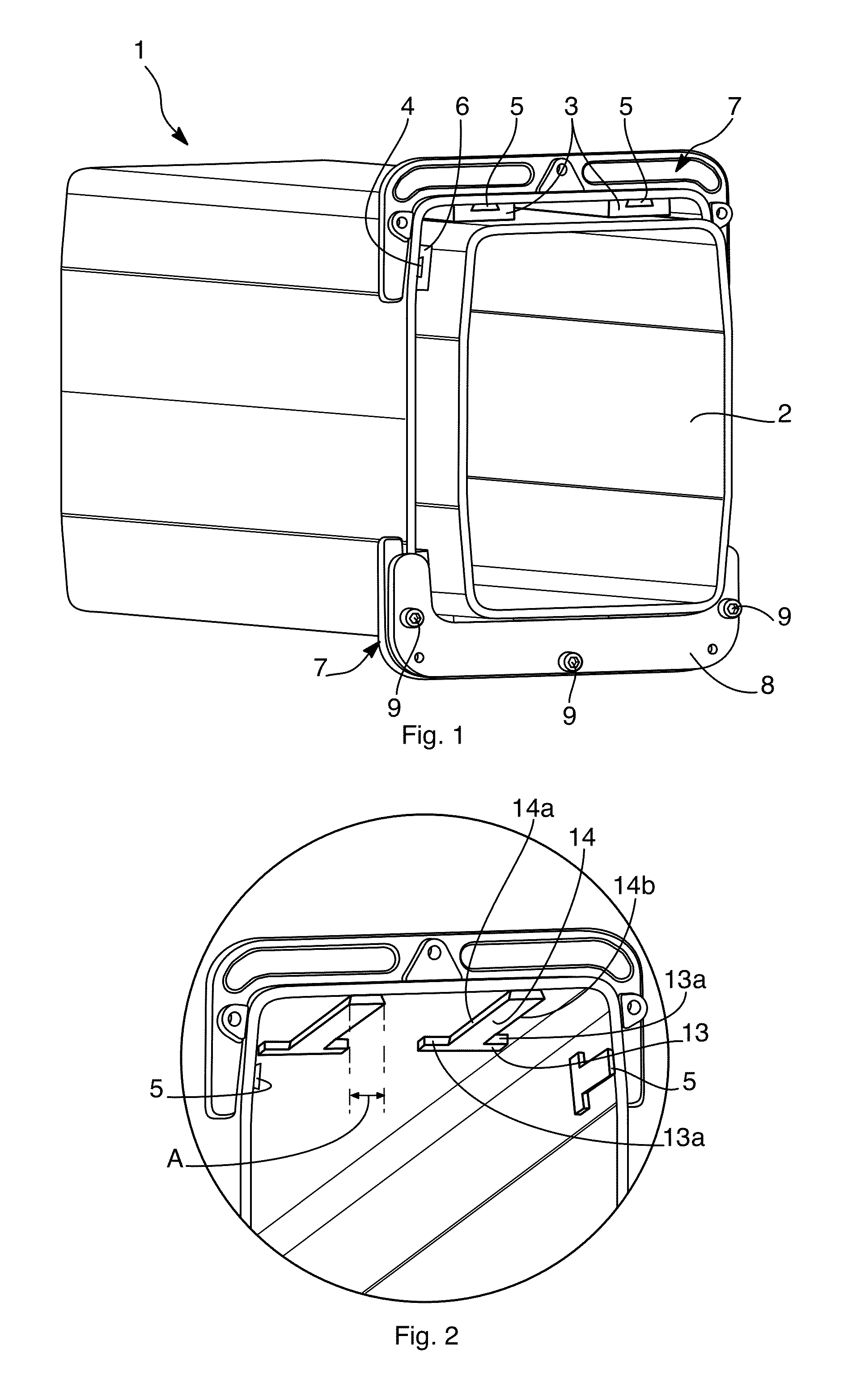 Telescopic handling device comprising at least two elements mounted so as to slide relative to one another