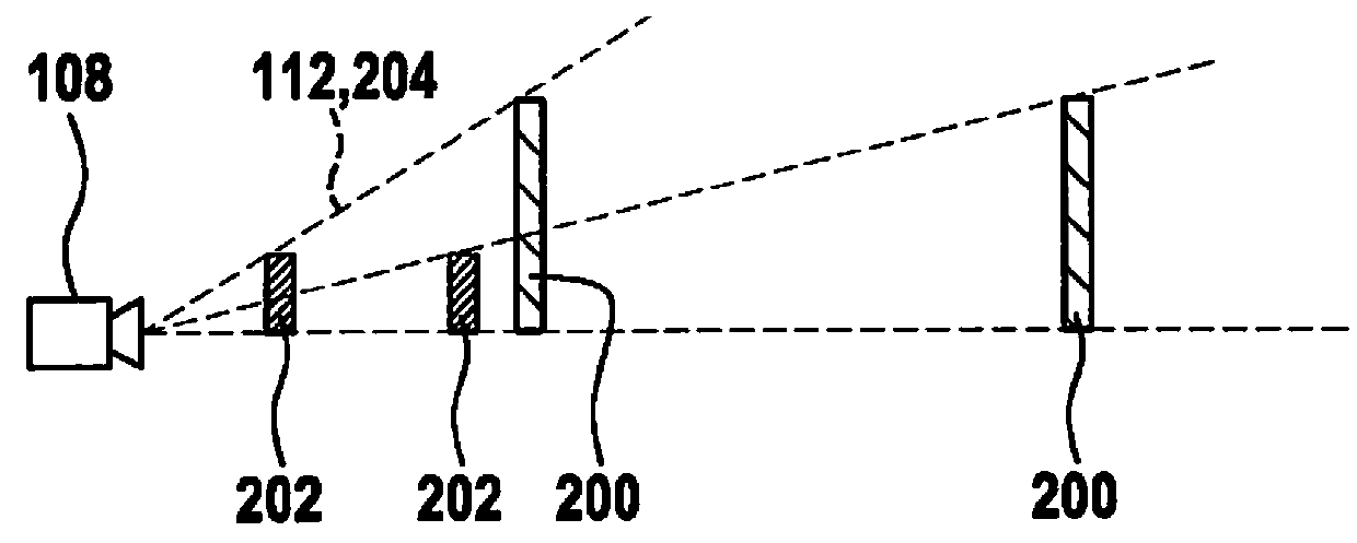 Method and device for monitoring an area ahead of a vehicle