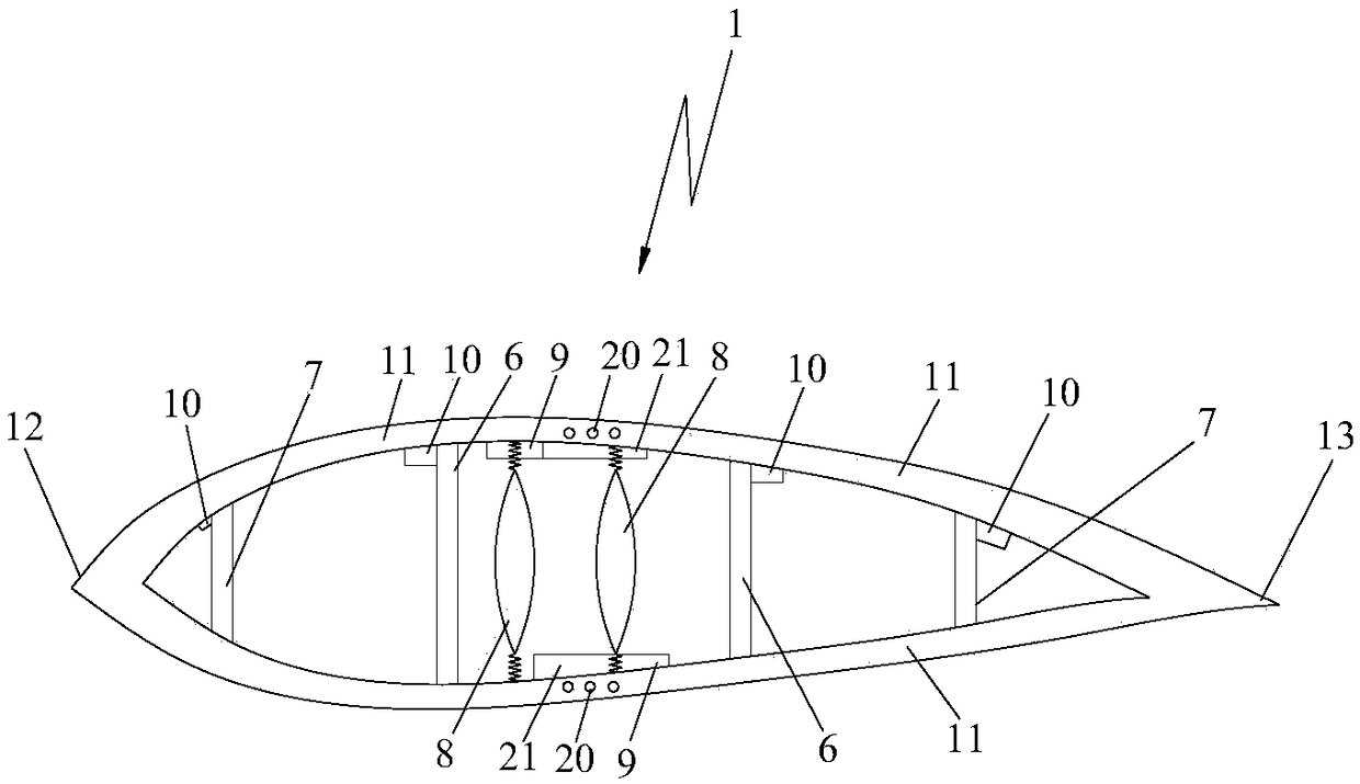 Dual power generation intelligent adaptive vibration reduction wind turbine