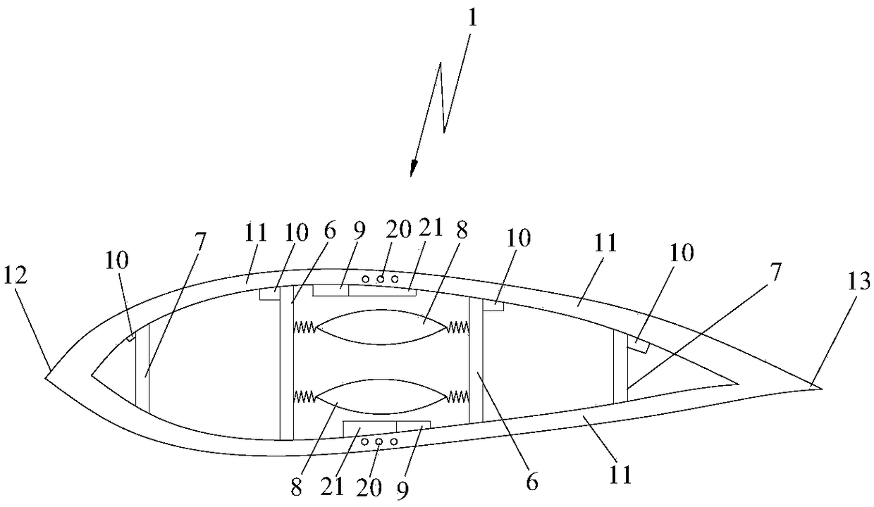 Dual power generation intelligent adaptive vibration reduction wind turbine