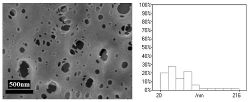 Polysulfate flat ultrafiltration membrane and preparation method thereof