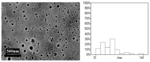 Polysulfate flat ultrafiltration membrane and preparation method thereof