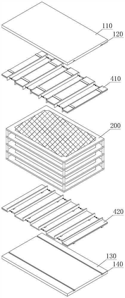 A drying device with three-dimensional floating function and its implementation method