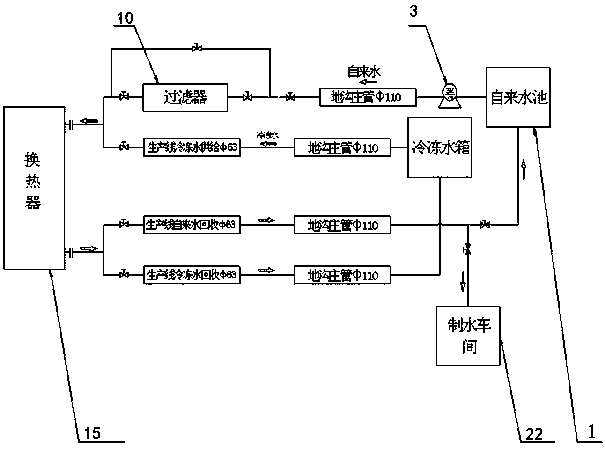 Cooling system for power supply tank electrolyte prepared from molten anode aluminum foil of aluminum electrolytic capacitors and working method thereof