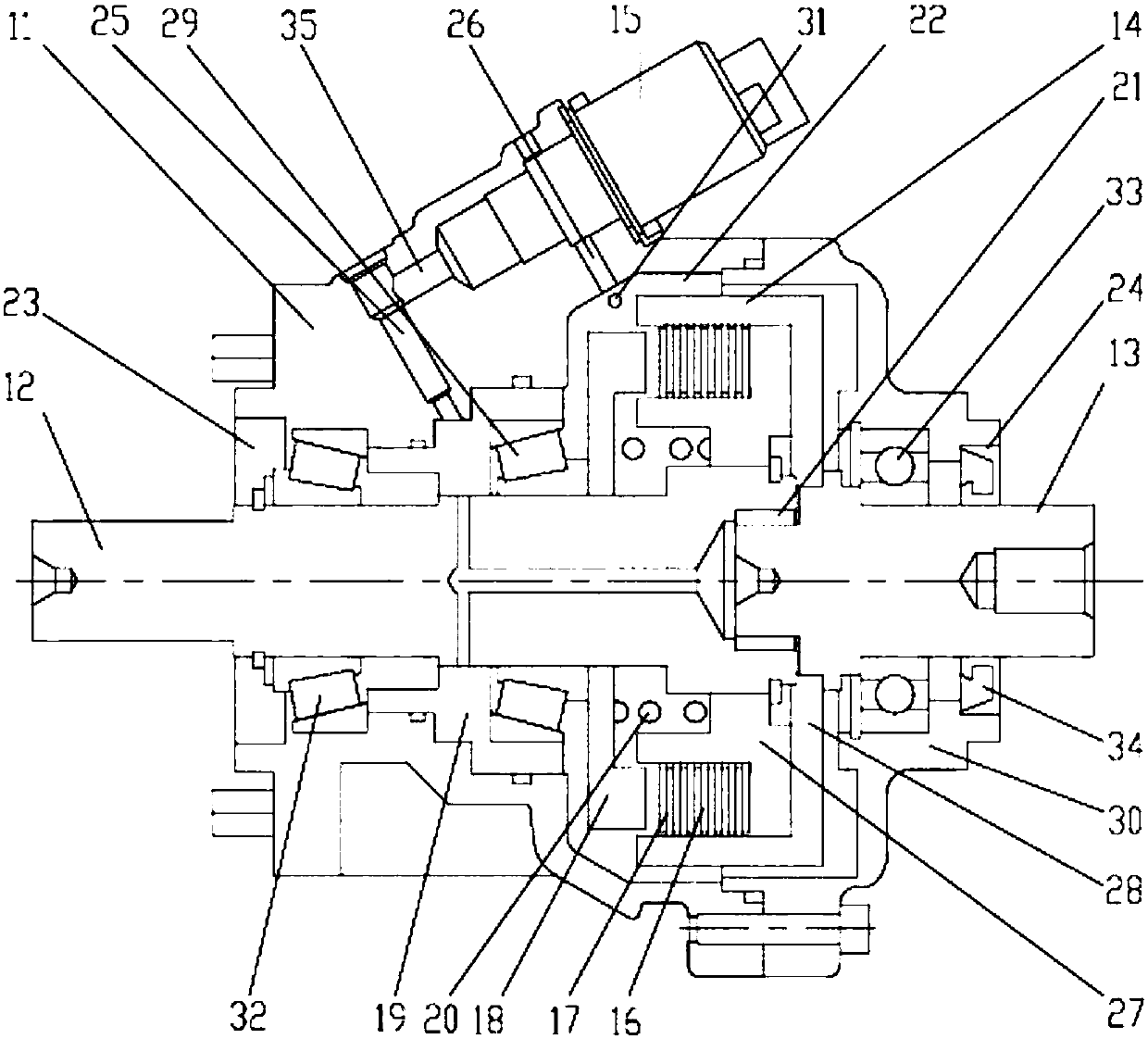 Matched power takeoff for power transmission system with automatic transmission