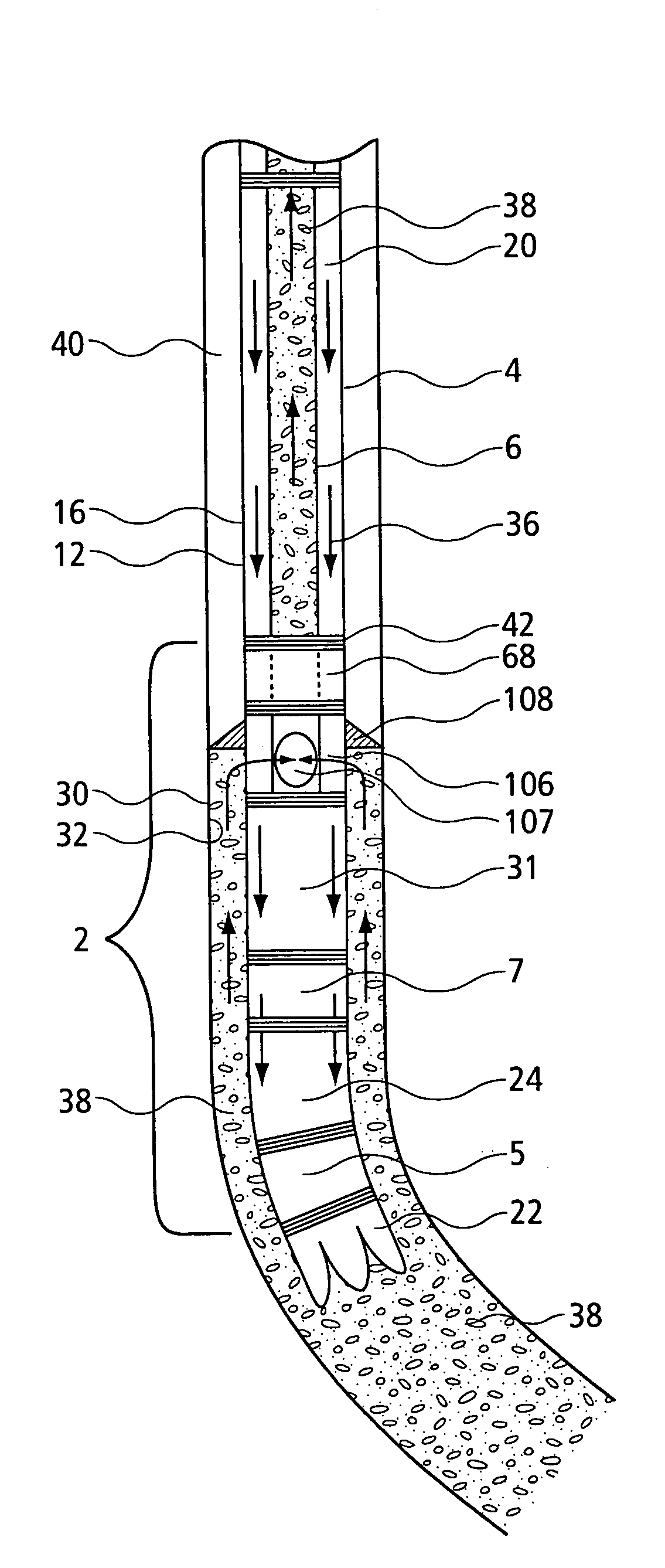 Reverse circulation directional and horizontal drilling using concentric drill string