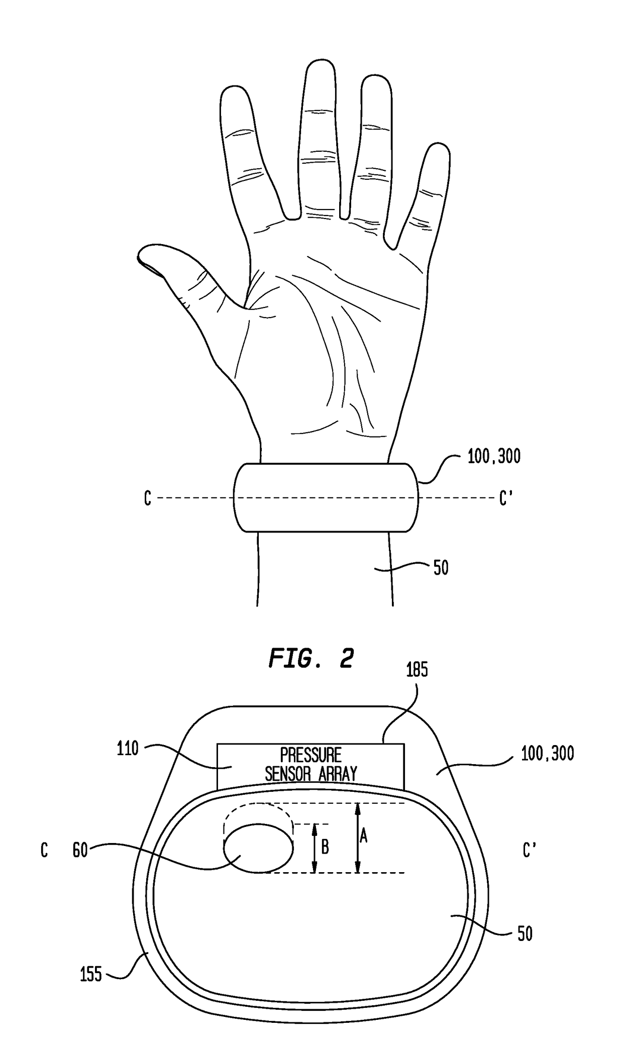 Tonometry Based Blood Pressure Measurements Using a Two-Dimensional Force Sensor Array