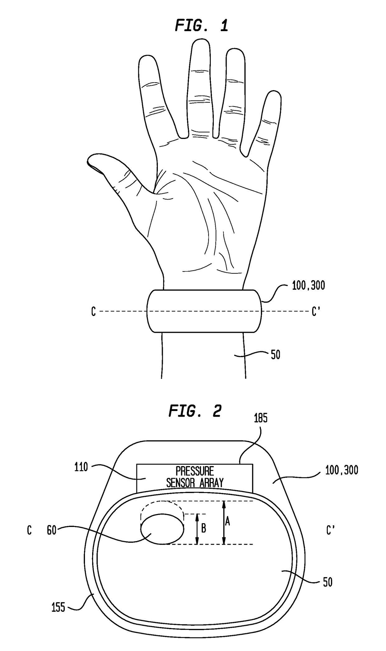 Tonometry Based Blood Pressure Measurements Using a Two-Dimensional Force Sensor Array