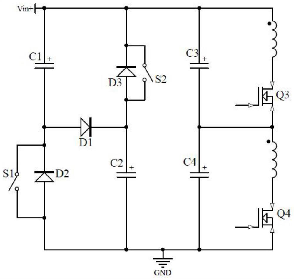 Switching power supply and valley fill circuit